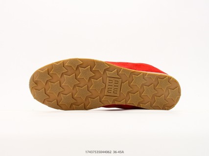 Miu Miu Plume Low-Top Red Suede Sneaker view 4