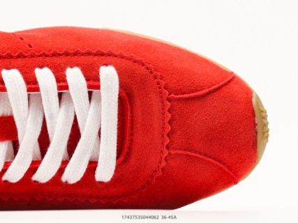 Miu Miu Plume Low-Top Red Suede Sneaker view 8