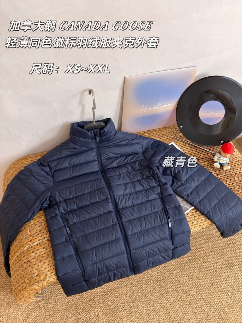 Canada Goose Lightweight Down Puffer Jacket Navy