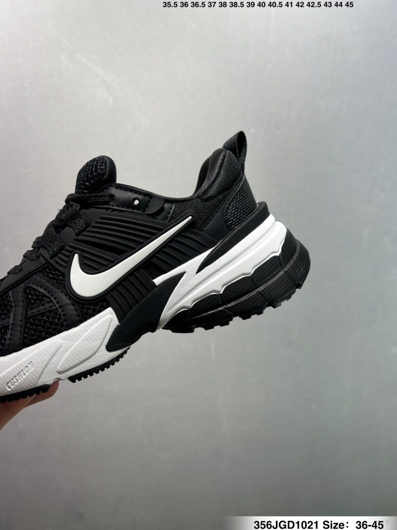 Nike V2K Runtekk Black White Low-Top Running Shoe view