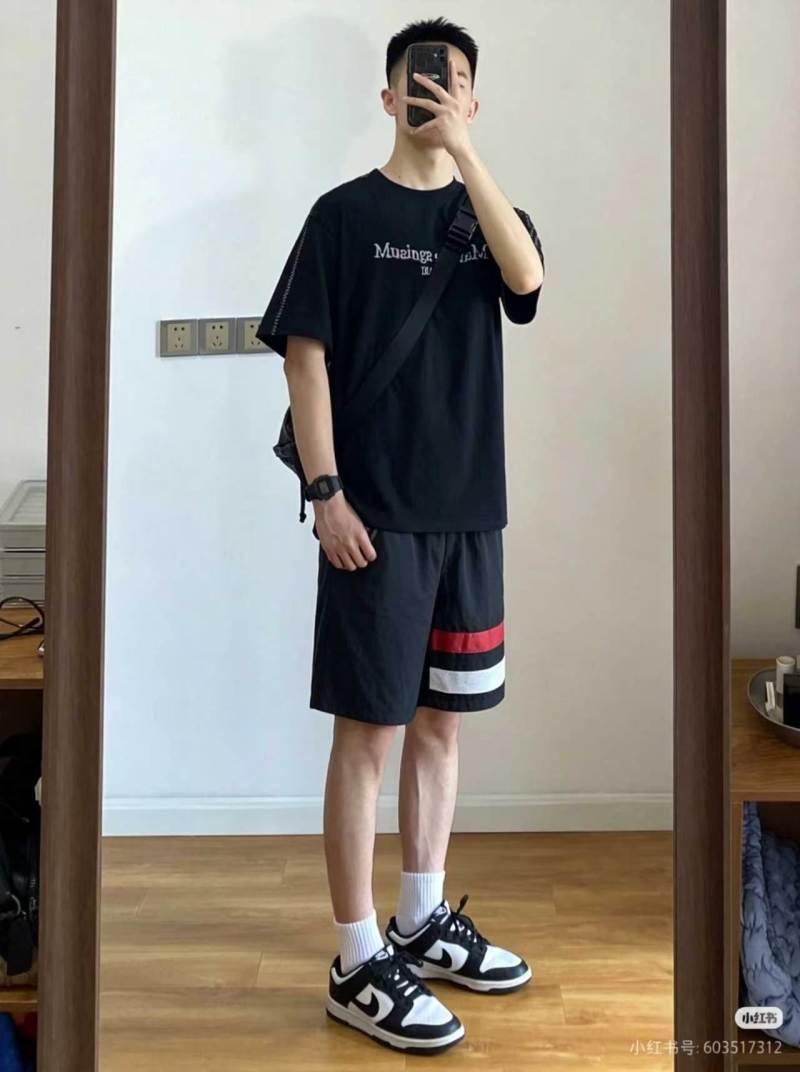Thom Browne 26SS Red White Blue Stripe Beach Shorts view