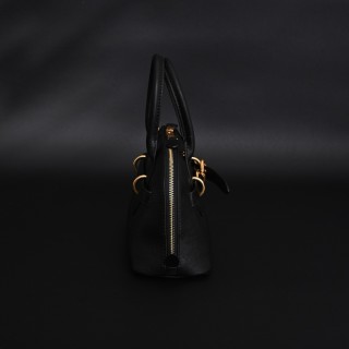 Miu Miu Shell Bag Black Leather Handbag UA Replica view 3