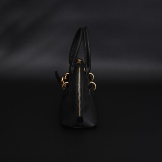 Miu Miu Shell Bag Black Leather Handbag UA Replica view 5