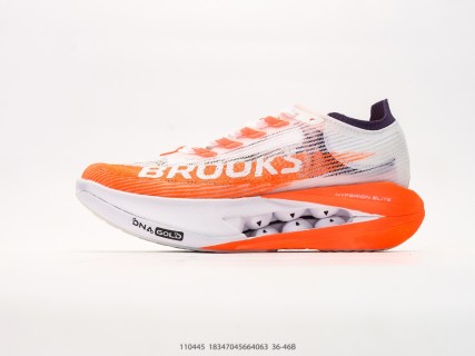 Brooks Hyperion Elite 5 Orange White Running Shoe Rep