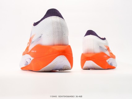 Brooks Hyperion Elite 5 Orange White Running Shoe Rep view 6