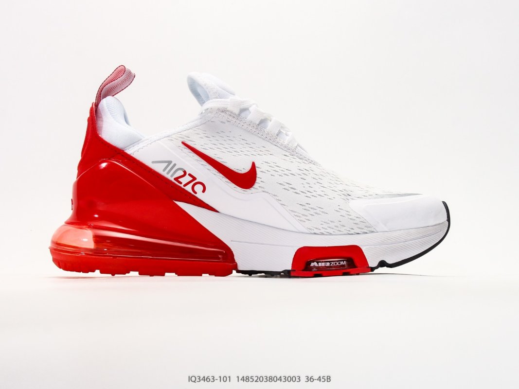 Nike Air Max 270 Flyknit White Red view