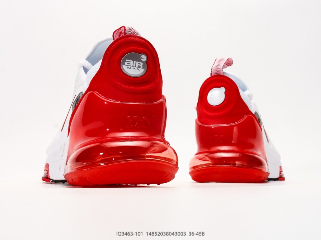 Nike Air Max 270 Flyknit White Red view