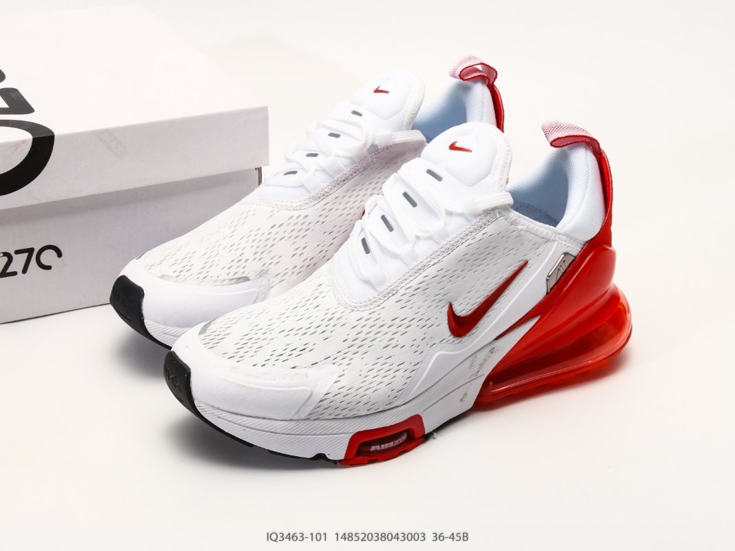 Nike Air Max 270 Flyknit White Red view