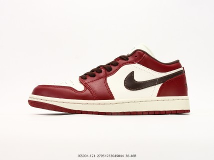 Jordan Air Jordan 1 Low Burgundy Black Cream Retro