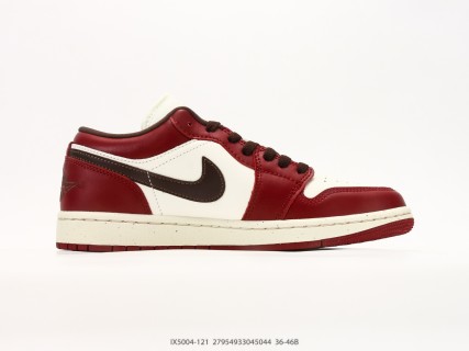 Jordan Air Jordan 1 Low Burgundy Black Cream Retro view 2