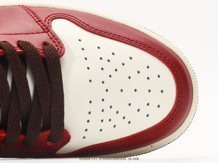 Jordan Air Jordan 1 Low Burgundy Black Cream Retro view 8