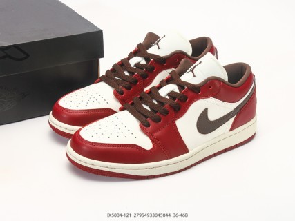 Jordan Air Jordan 1 Low Burgundy Black Cream Retro view 9