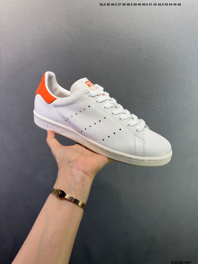Adidas Stan Smith 80s Classic White Red Retro Sneaker view