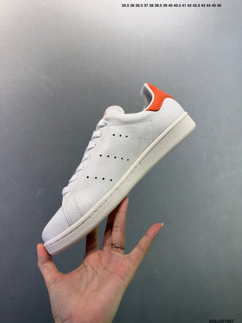 Adidas Stan Smith 80s Classic White Red Retro Sneaker view