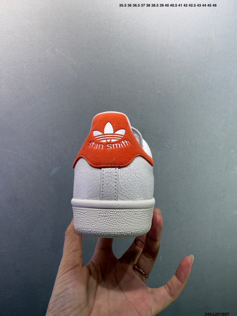 Adidas Stan Smith 80s Classic White Red Retro Sneaker view
