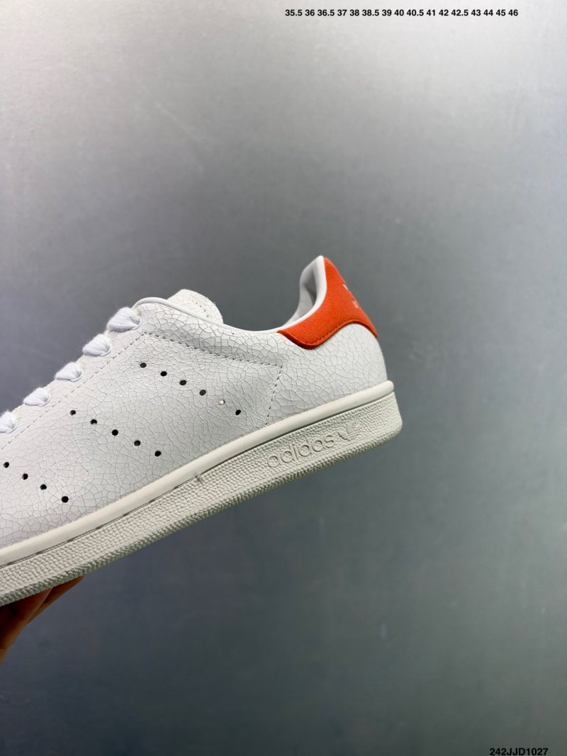 Adidas Stan Smith 80s Classic White Red Retro Sneaker view