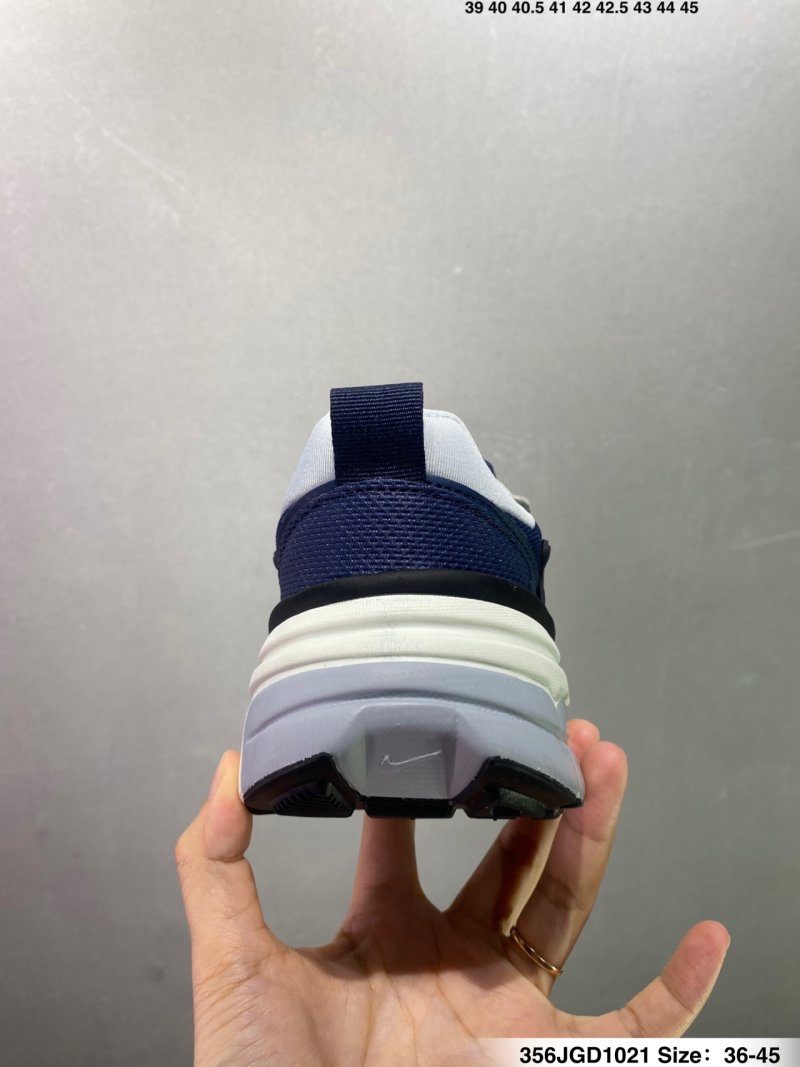 Nike V2K Runtekk Low Navy White Vintage Running Shoe view