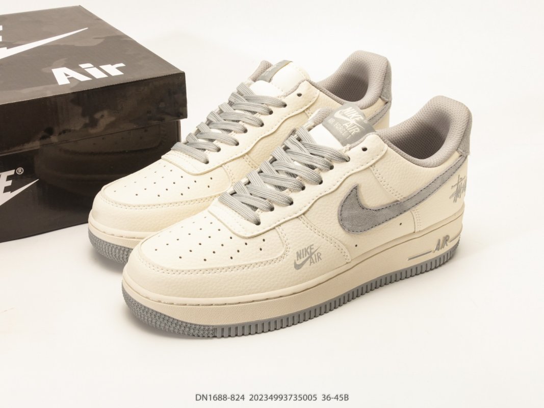 Nike Air Force 1 '07 Low Cream Grey Collaboration Sneaker view