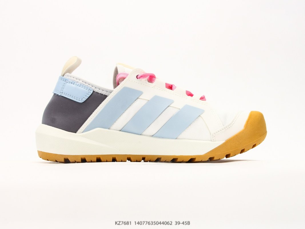 Adidas Terrex Daroga 25 White Blue Yellow Hiking Shoe view