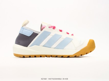 Adidas Terrex Daroga 25 White Blue Yellow Hiking Shoe view 2