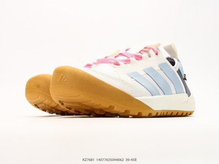 Adidas Terrex Daroga 25 White Blue Yellow Hiking Shoe view 5
