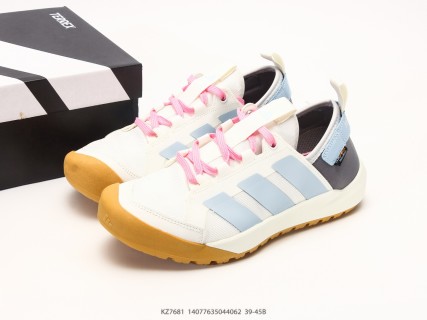 Adidas Terrex Daroga 25 White Blue Yellow Hiking Shoe view 9