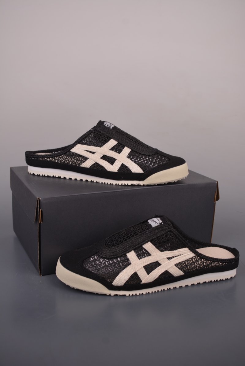 Asics Onitsuka Tiger Mexico 66 Golf Mule Black Cream view