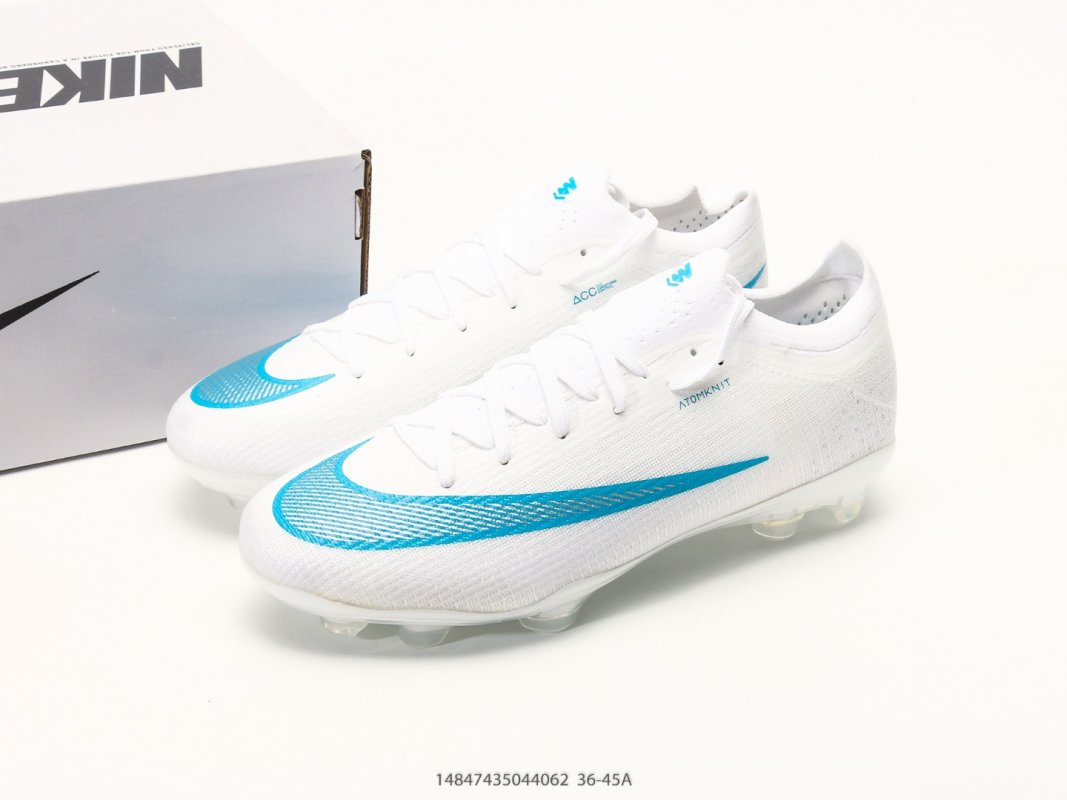 Nike Mercurial Vapor 16 Air Zoom Elite AG-PRO White Blue view