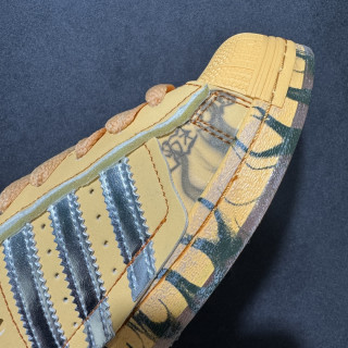 Adidas Superstar II Hellstar Yellow Flame Shell Toe UA view 6