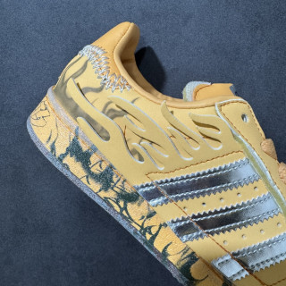 Adidas Superstar II Hellstar Yellow Flame Shell Toe UA view 7