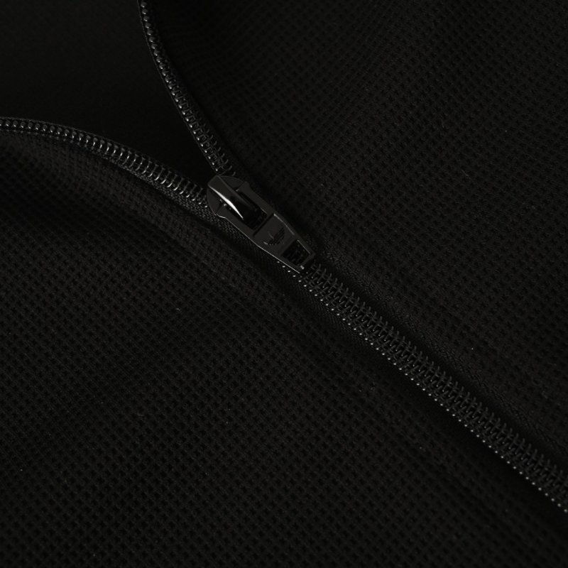Adidas Originals Trefoil Logo Waffle Track Jacket Black Cream view