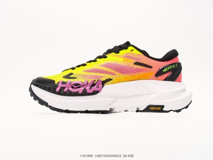Hoka Speedgoat 5 Neon Yellow Pink Black