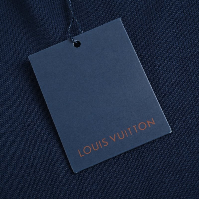 Louis Vuitton 25SS Monogram Jacquard Crewneck Sweater Navy view