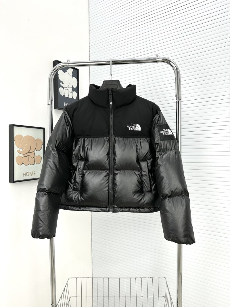 The North Face Nuptse Puffer Jacket Brown UA Replica view