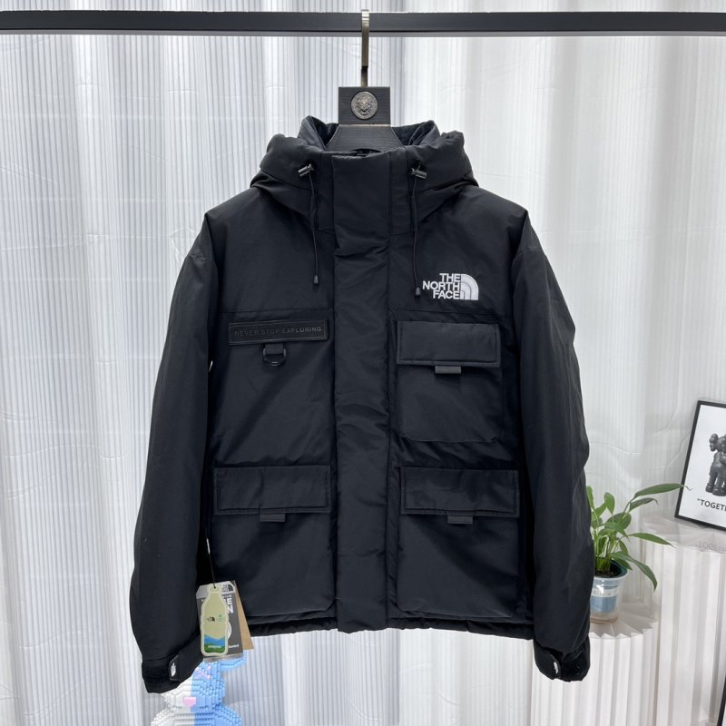 The North Face Nuptse Puffer Jacket Brown UA Replica view
