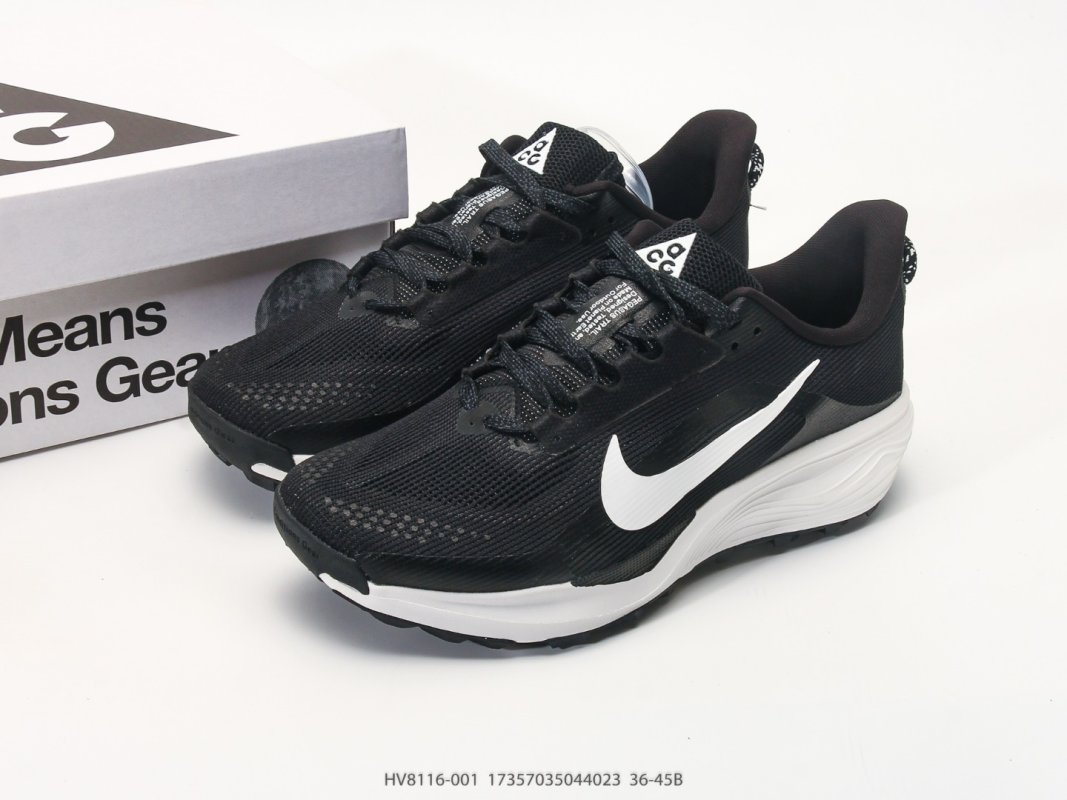 Nike ACG Zegama Trail Black White Running Shoe view