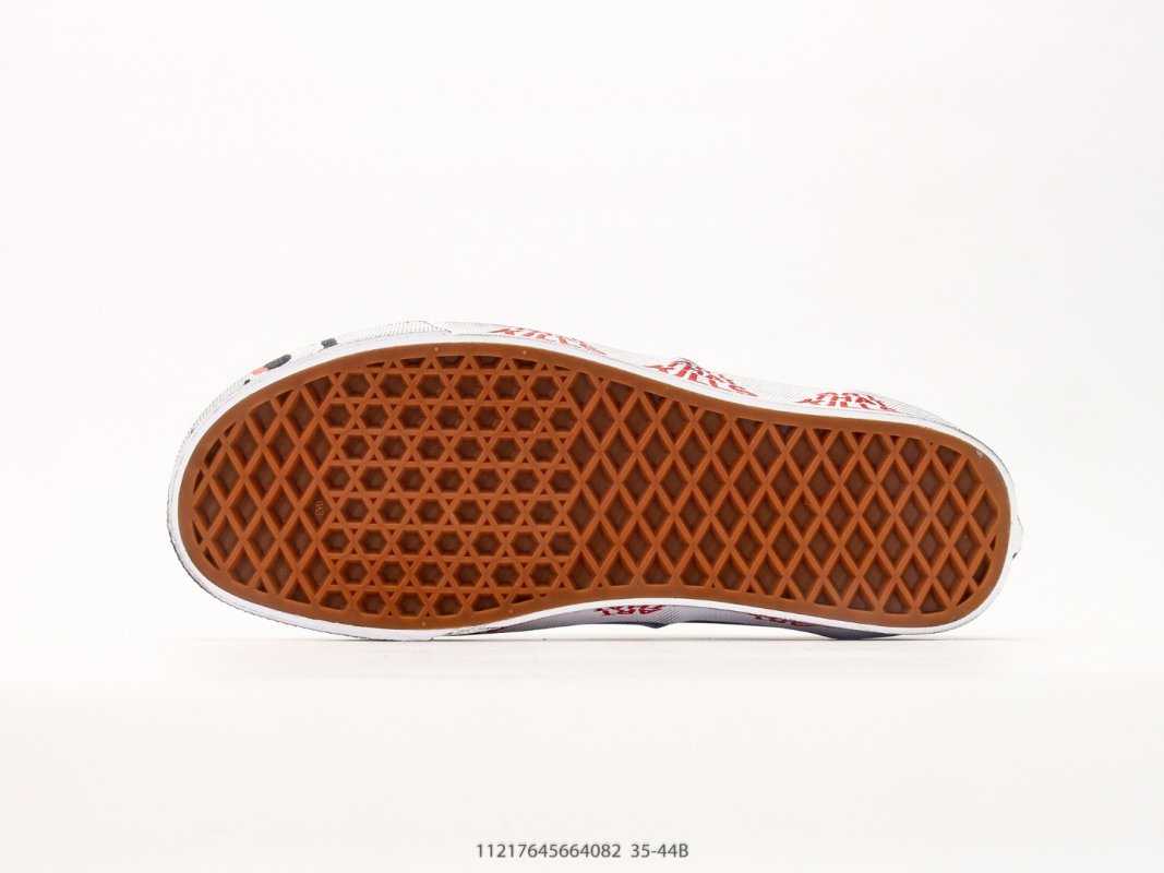 Vans original-style Low Black White Red Vulcanized Sneaker view