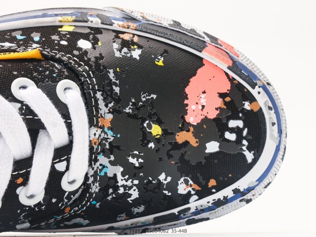 Vans original-style Low Black White Red Vulcanized Sneaker view