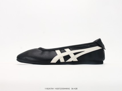 Onitsuka Tiger Gymnarina Ballet Flat Black Cream