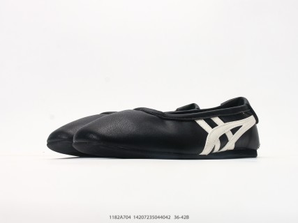 Onitsuka Tiger Gymnarina Ballet Flat Black Cream view 5