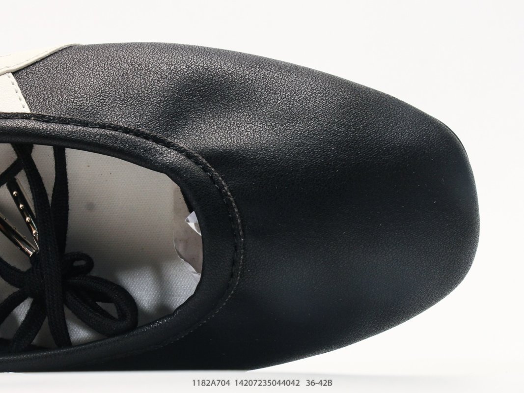 Onitsuka Tiger Gymnarina Ballet Flat Black Cream view
