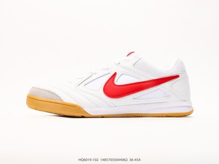 Nike SB Gato Supreme White Red Gum IC Soccer Shoe