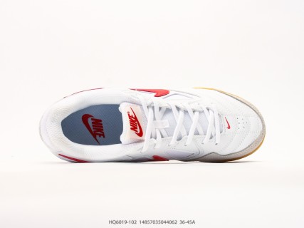 Nike SB Gato Supreme White Red Gum IC Soccer Shoe view 3