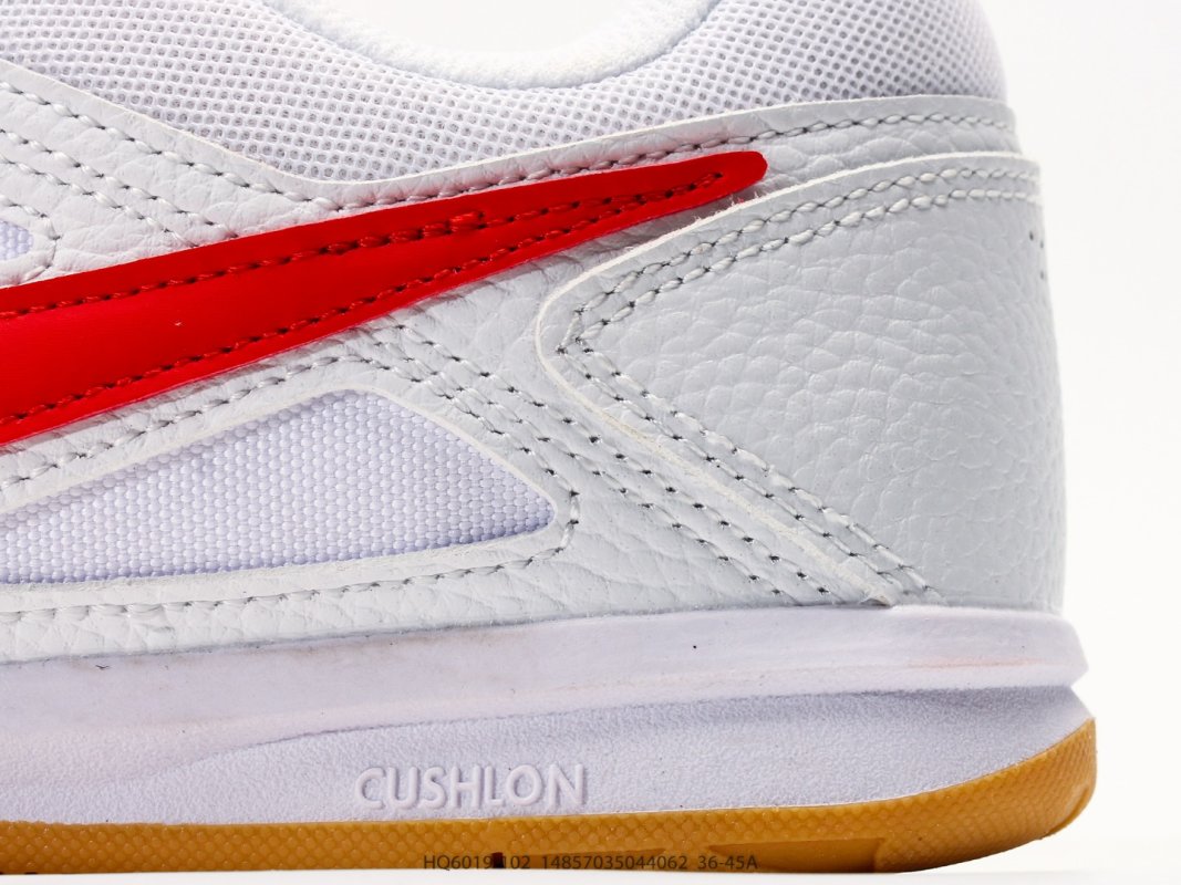 Nike SB Gato Supreme White Red Gum IC Soccer Shoe view
