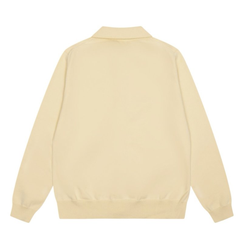 Ralph Lauren Cream Pima Cotton Knit Cardigan view