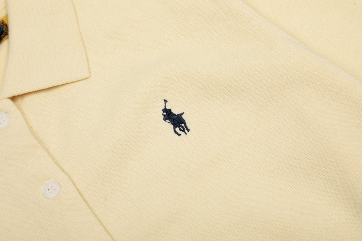 Ralph Lauren Cream Pima Cotton Knit Cardigan view