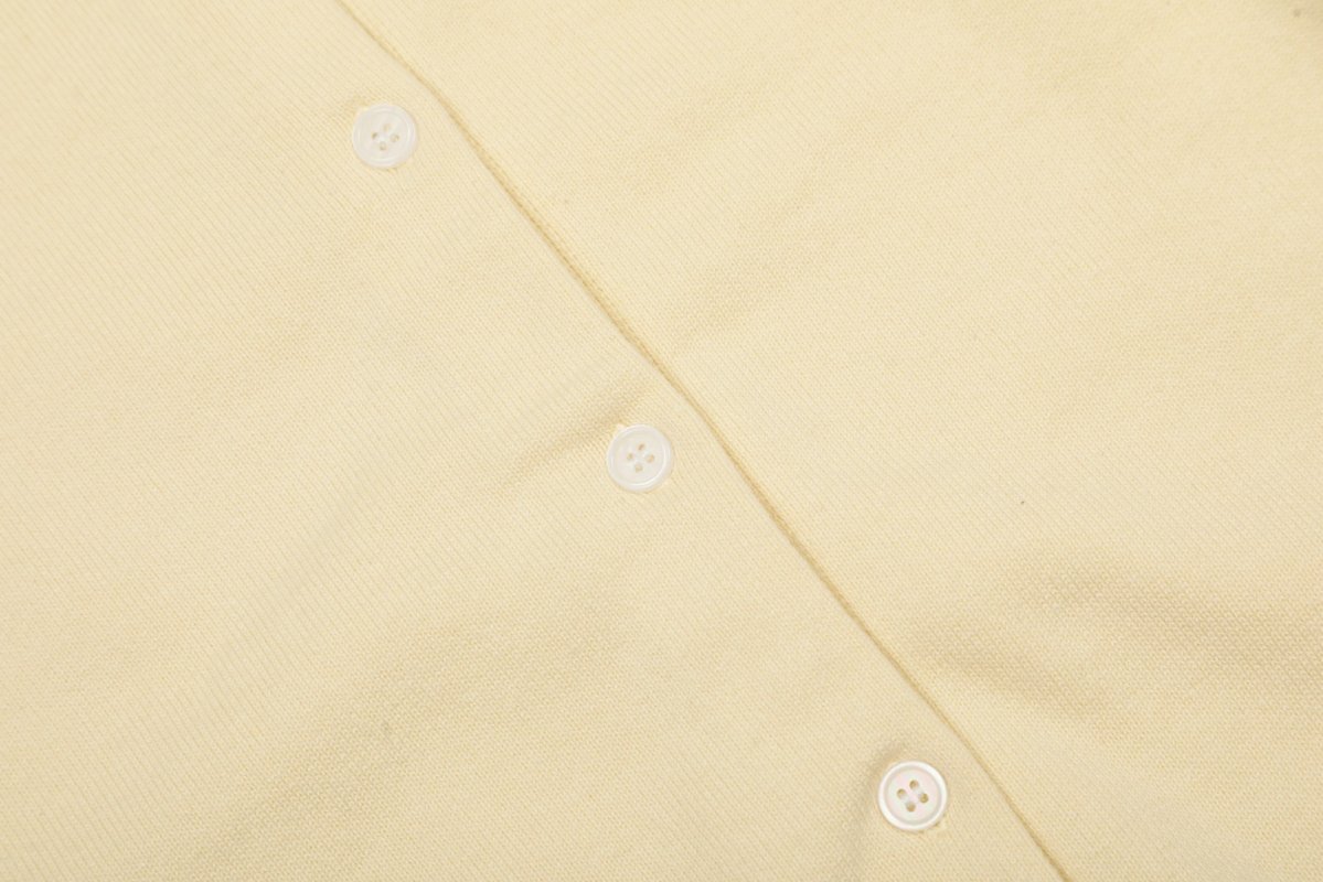 Ralph Lauren Cream Pima Cotton Knit Cardigan view