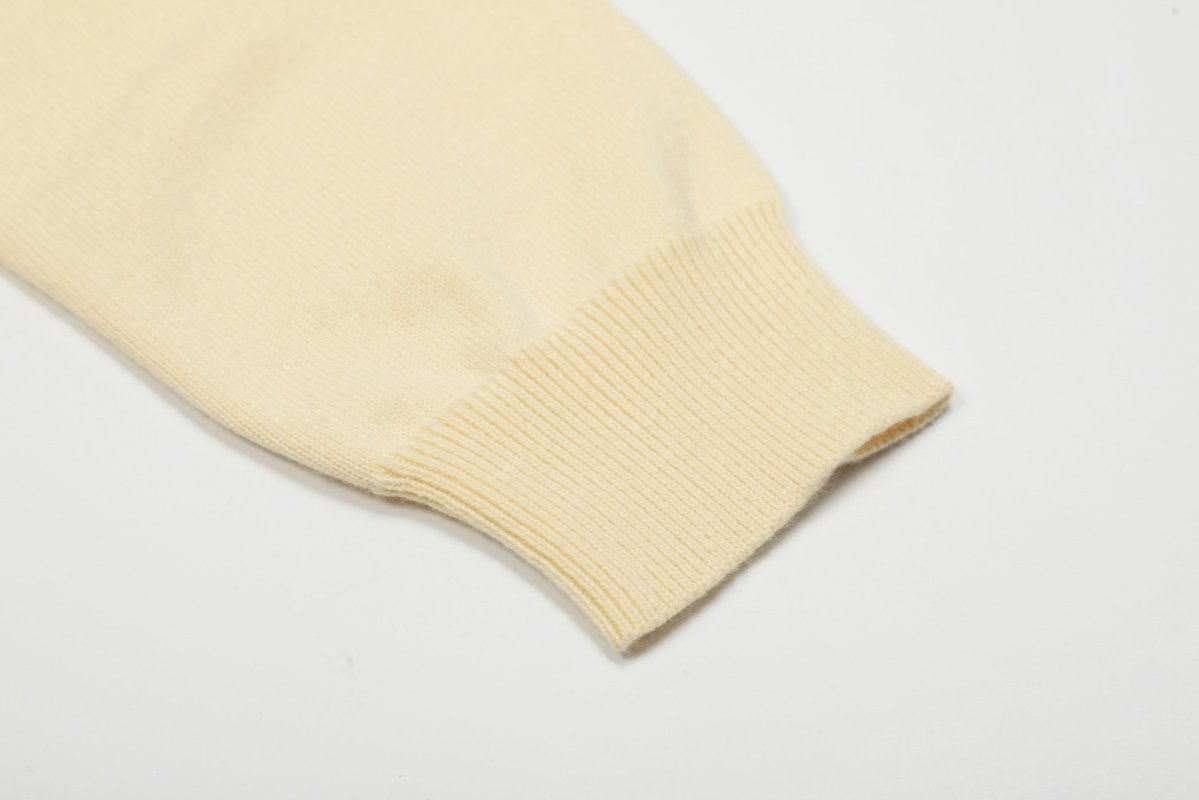 Ralph Lauren Cream Pima Cotton Knit Cardigan view