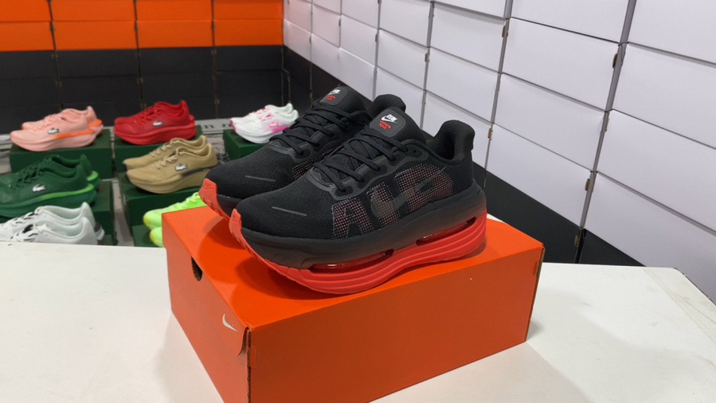 Nike Vomero Premium Black Red Running Shoe UA