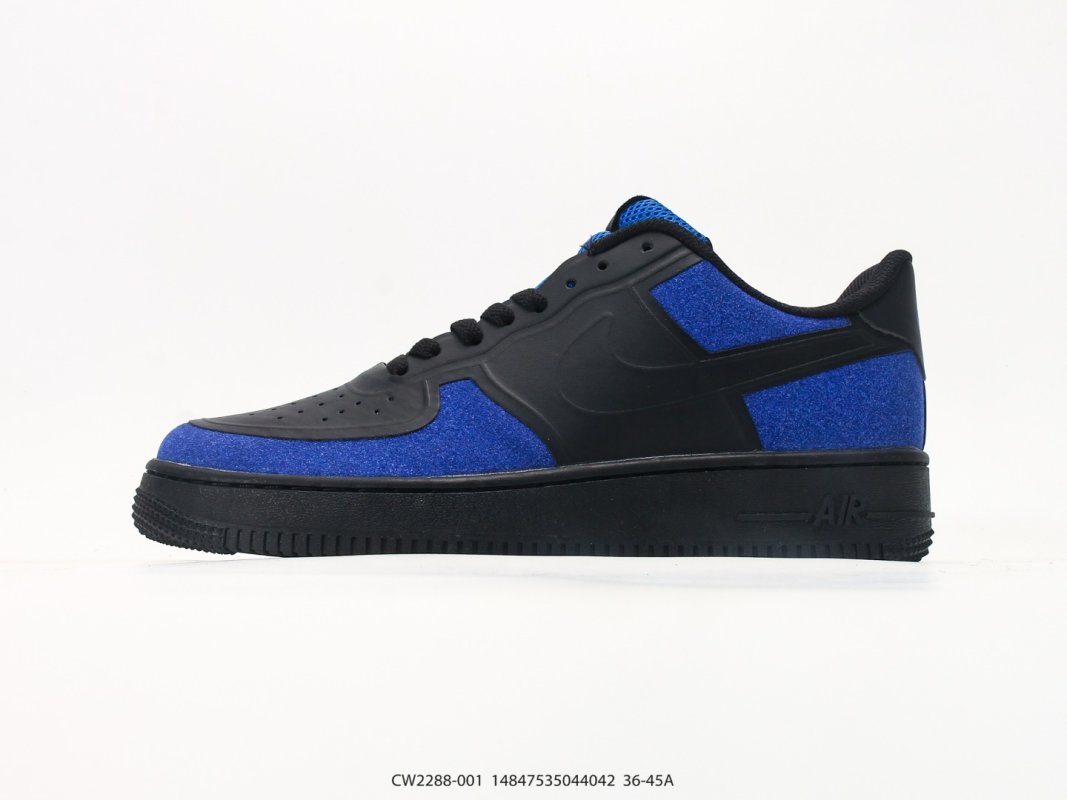 Nike Air Force 1 Low Black Royal Blue UA Replica